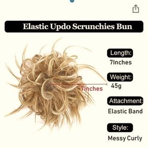Tousled Updo Messy Bun Hair Piece Hair Extension